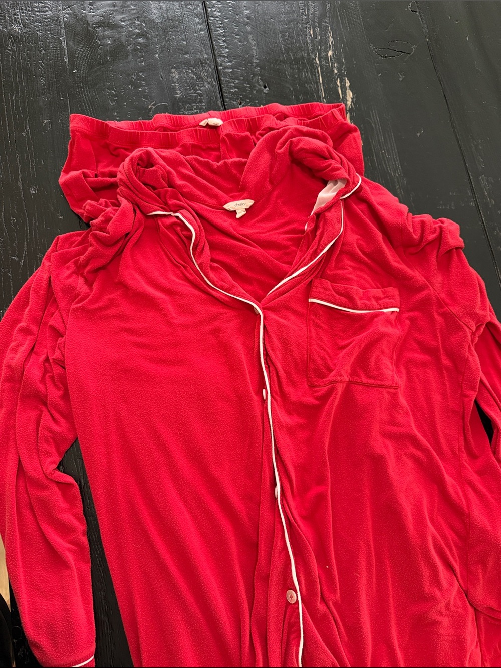 Eberjey Red Pajama Set